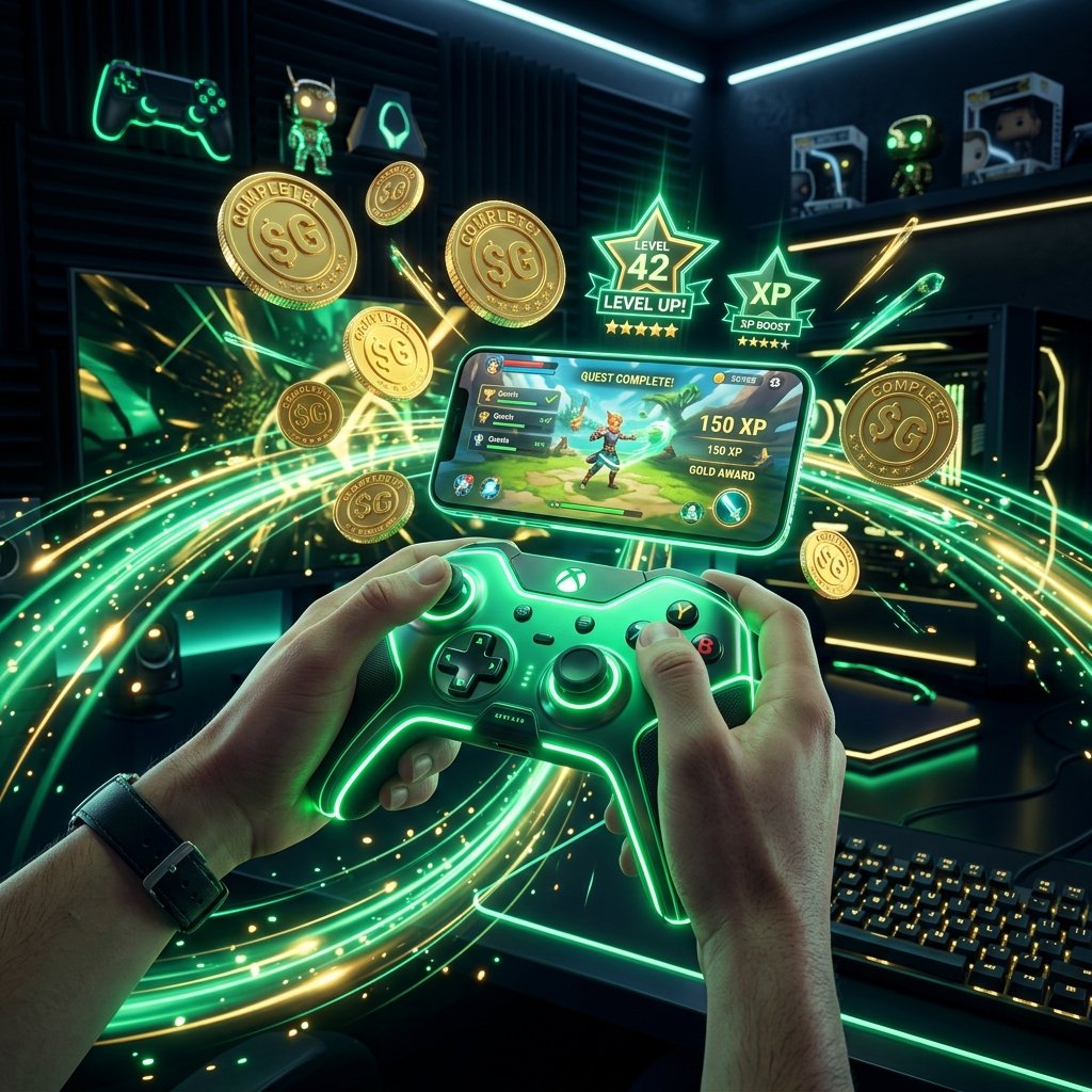 Play Games & Complete Tasks
